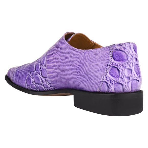 GRACE Genuine Leather Oxford Style Monk Straps - Picture 3 of 6